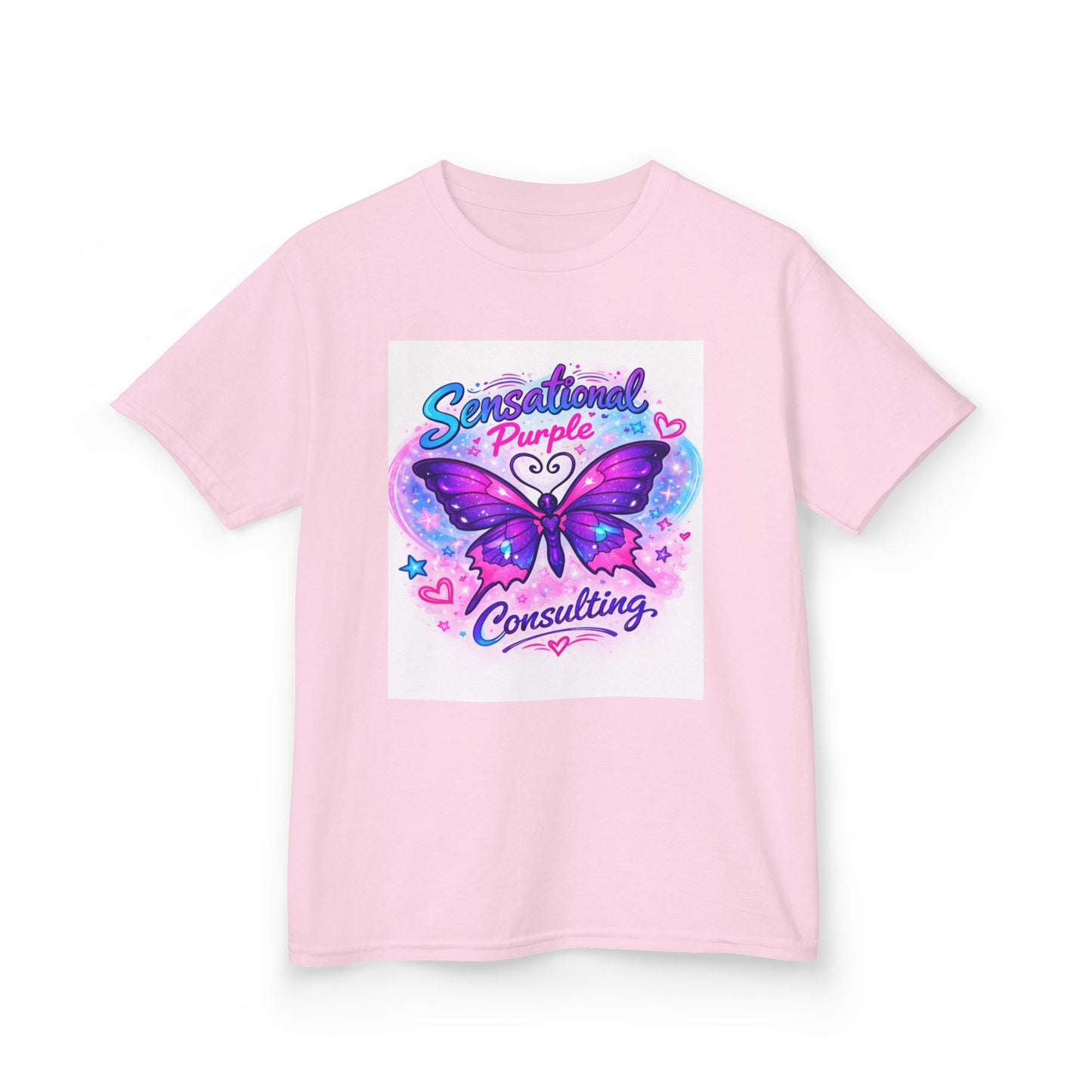 Kids — "Sensational Purple Butterfly Tee" with "Little Wings. Big Future."