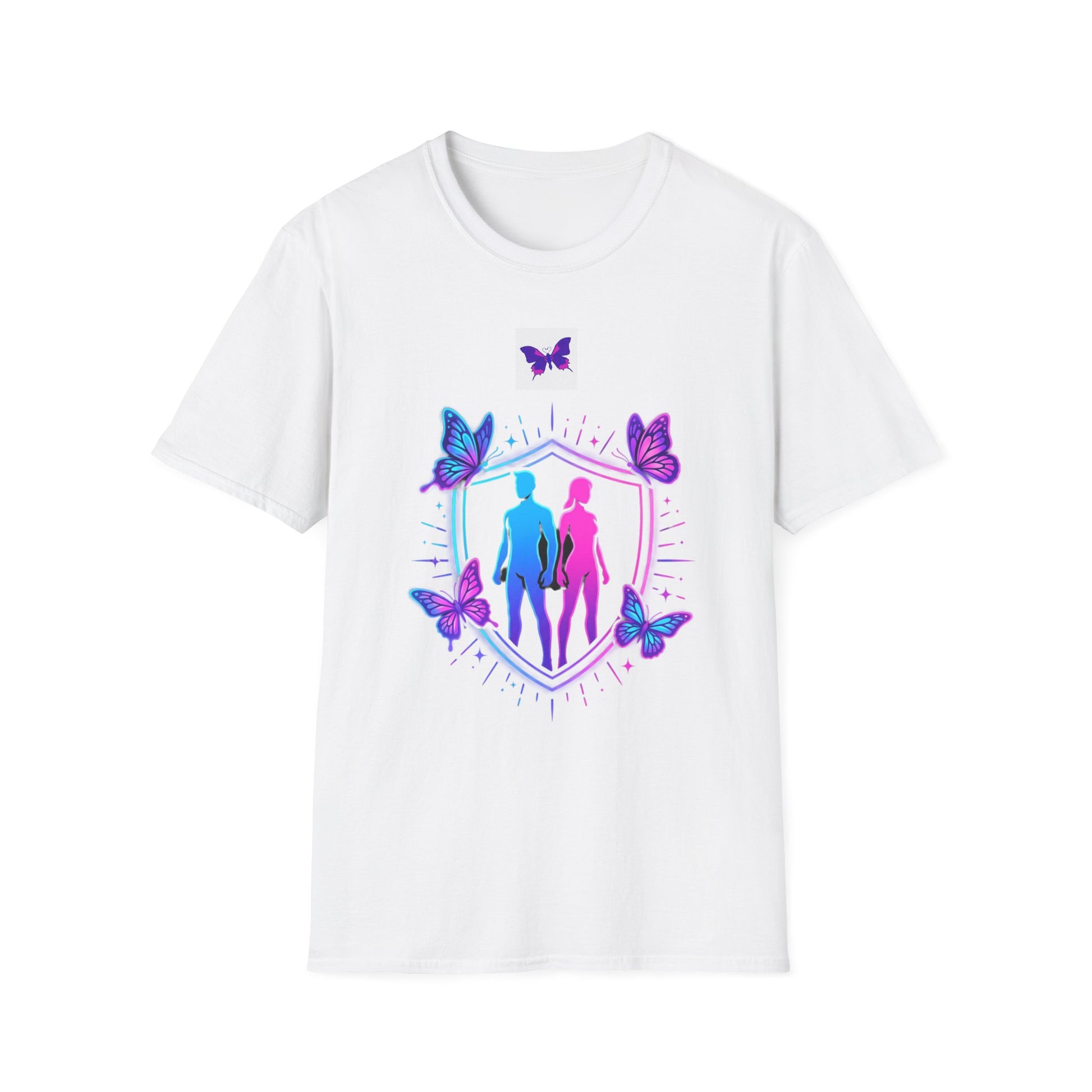 Authority Professional Legacy T-Shirt with Sensational Purple Butterfly design – motivational professional affirmation tee – Butterfly Parenting Boutique