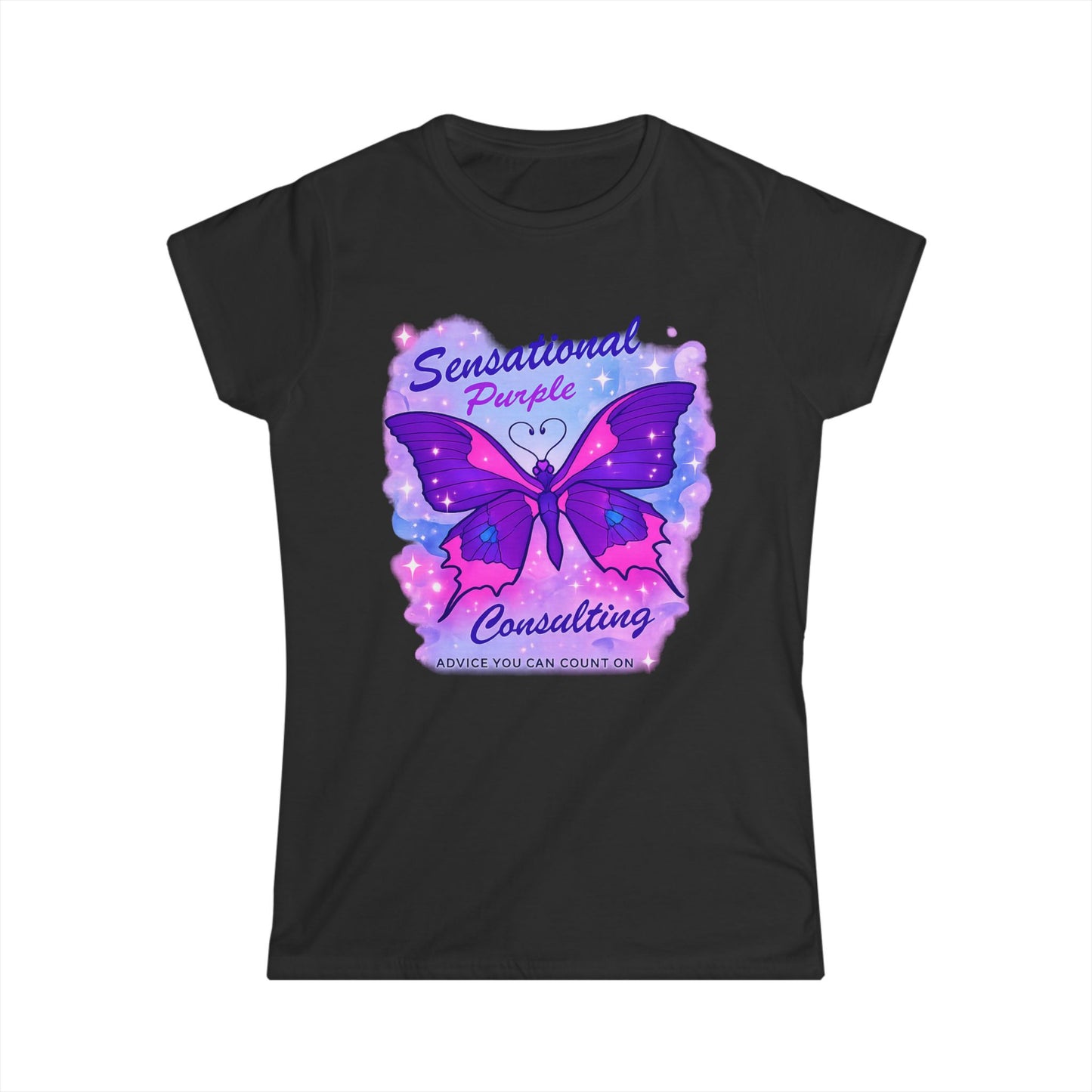 Sensational Purple Butterfly Tee