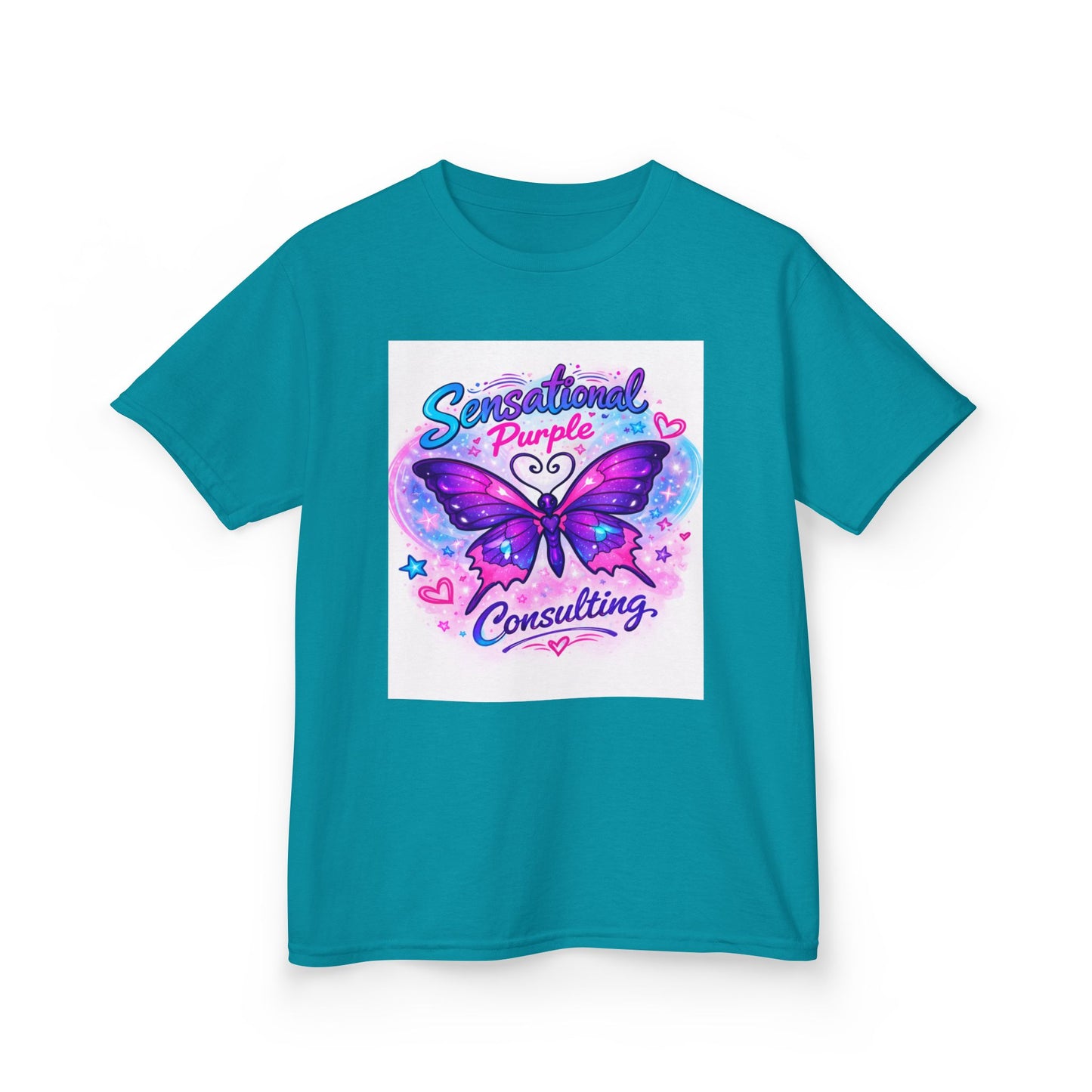 Kids — "Sensational Purple Butterfly Tee" with "Little Wings. Big Future."