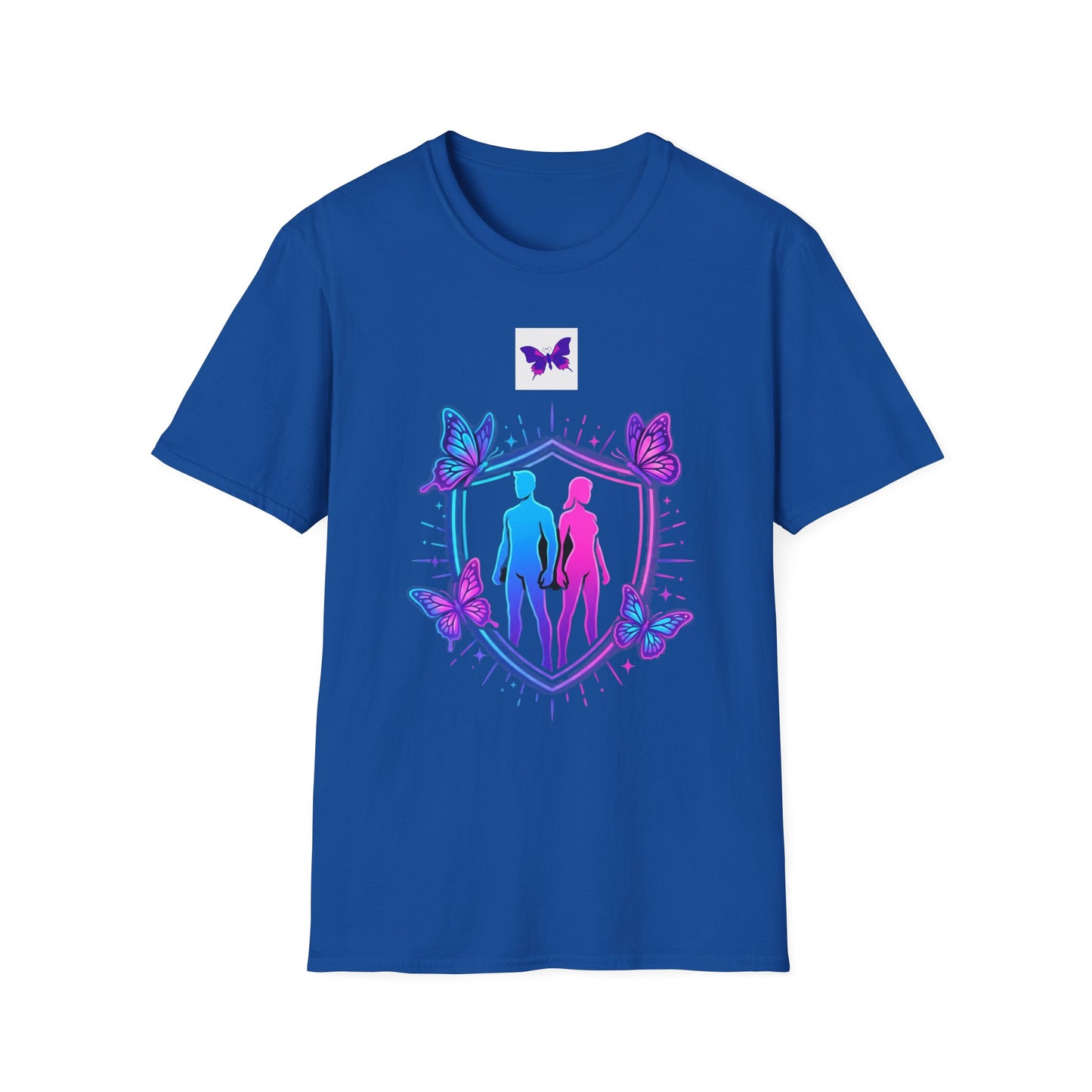 Authority Professional Legacy T-Shirt with Sensational Purple Butterfly design – motivational professional affirmation tee – Butterfly Parenting Boutique