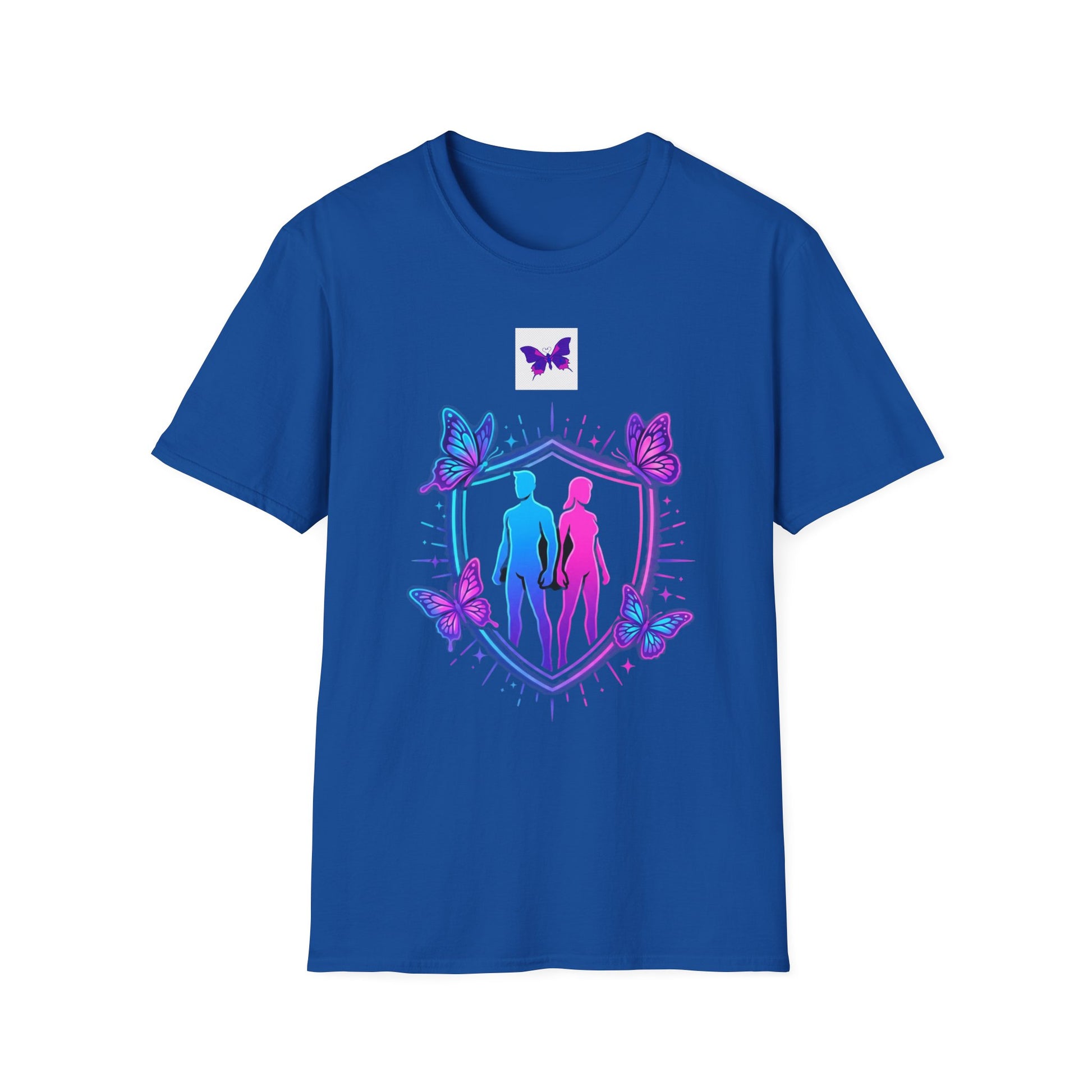 Authority Professional Legacy T-Shirt with Sensational Purple Butterfly design – motivational professional affirmation tee – Butterfly Parenting Boutique