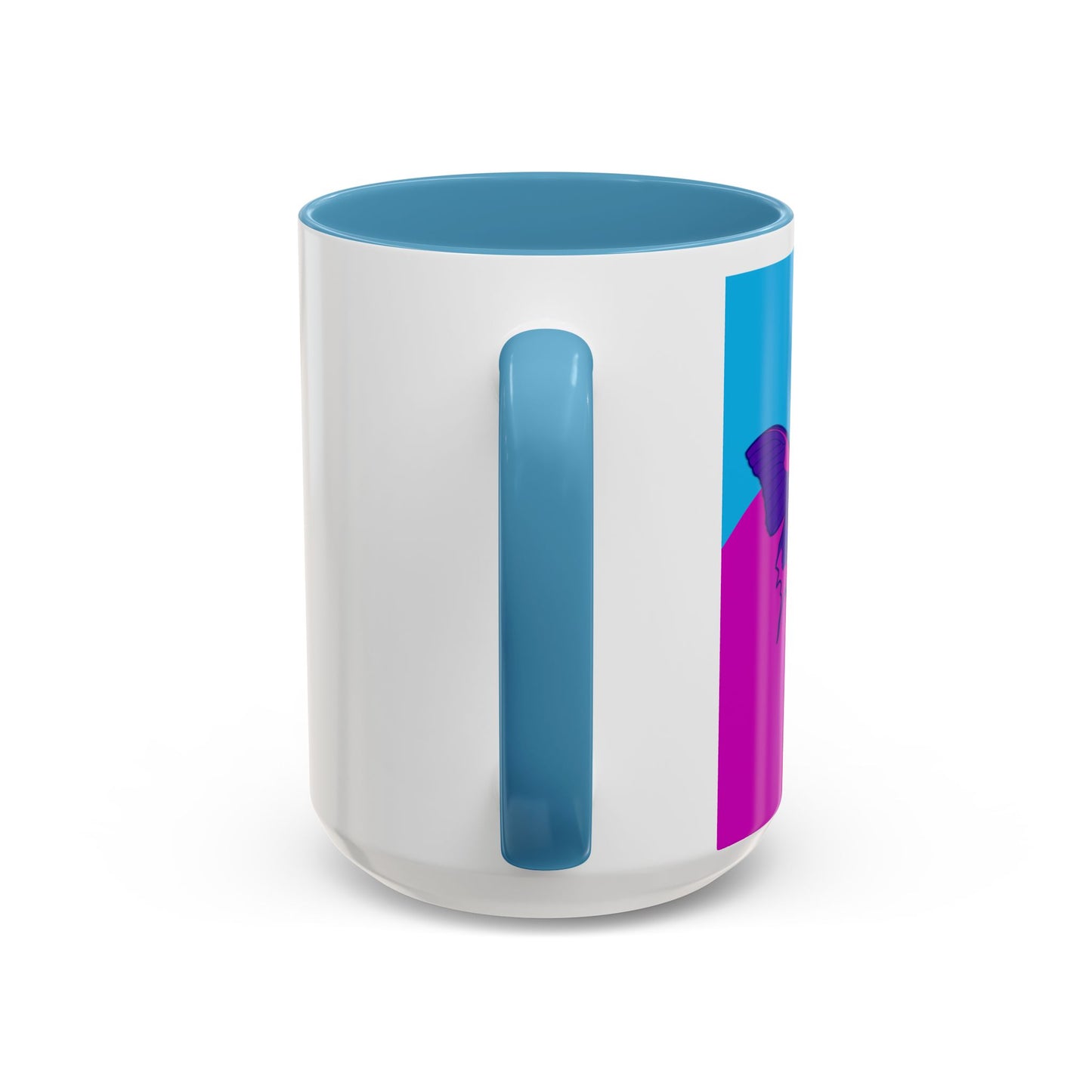 Sensational Purple Butterfly Accent Mug (11/15oz)