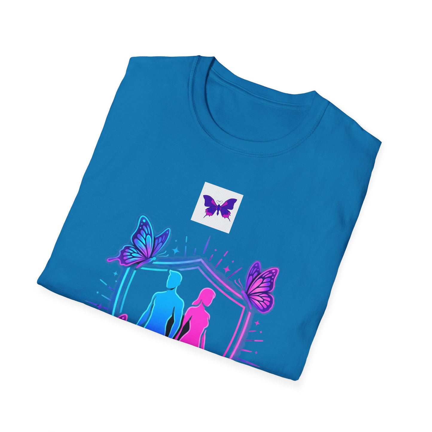 Authority Professional Legacy T-Shirt with Sensational Purple Butterfly design – motivational professional affirmation tee – Butterfly Parenting Boutique