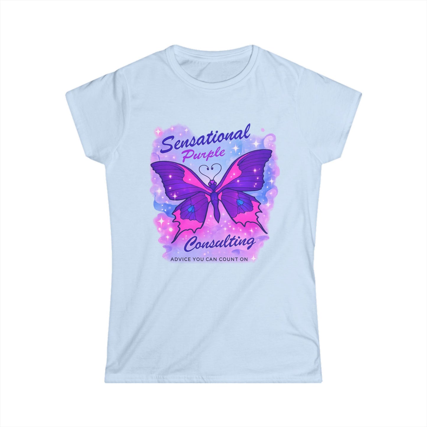 Sensational Purple Butterfly Tee