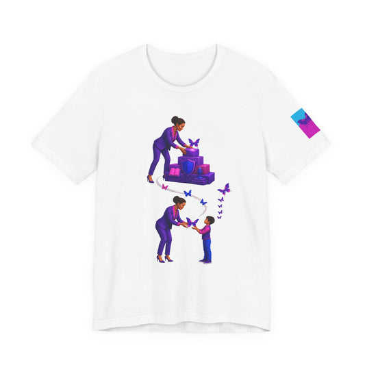 Authority Team Legacy T with inspirational family affirmation text – teamwork and legacy shirt for families – Butterfly Parenting Boutique