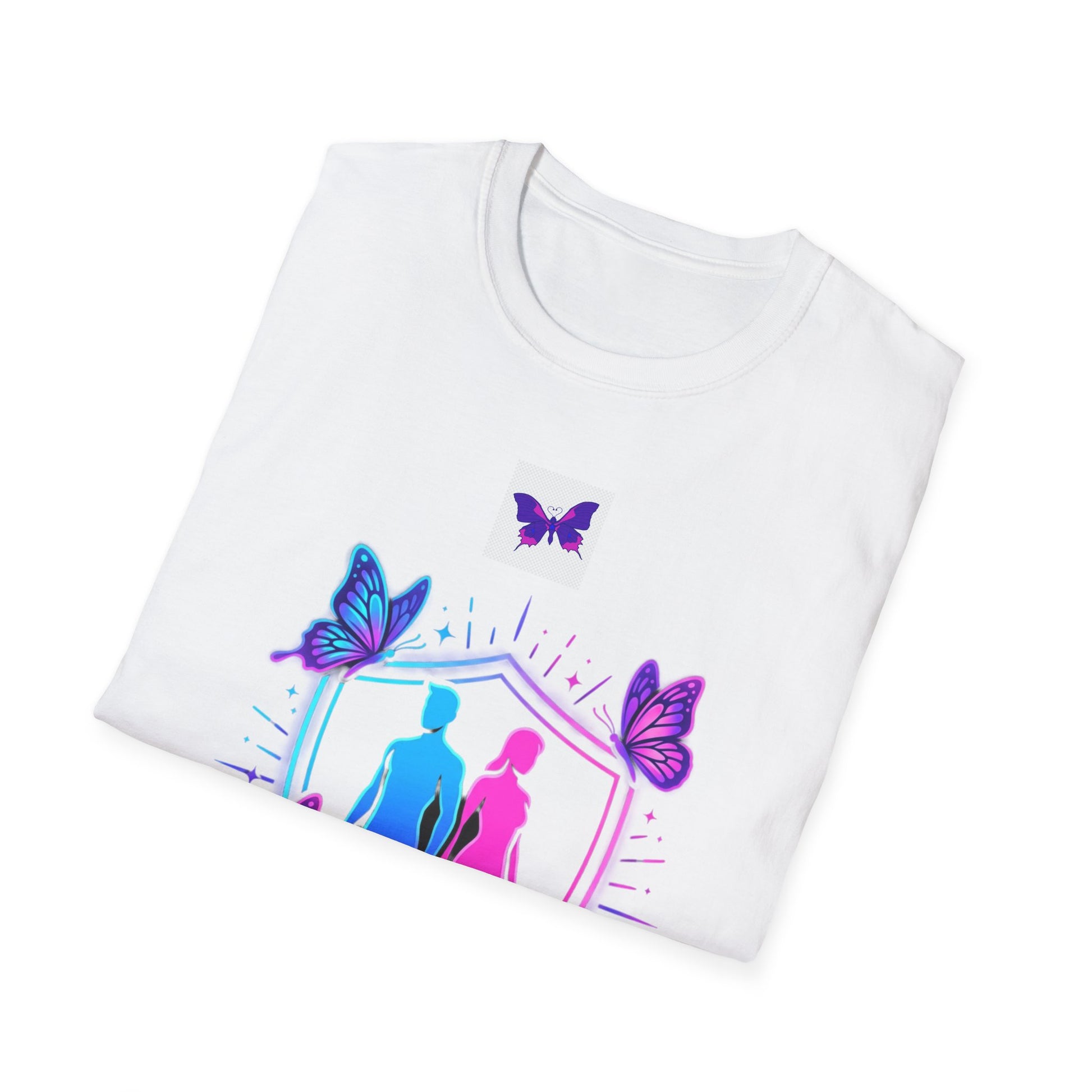 Authority Professional Legacy T-Shirt with Sensational Purple Butterfly design – motivational professional affirmation tee – Butterfly Parenting Boutique