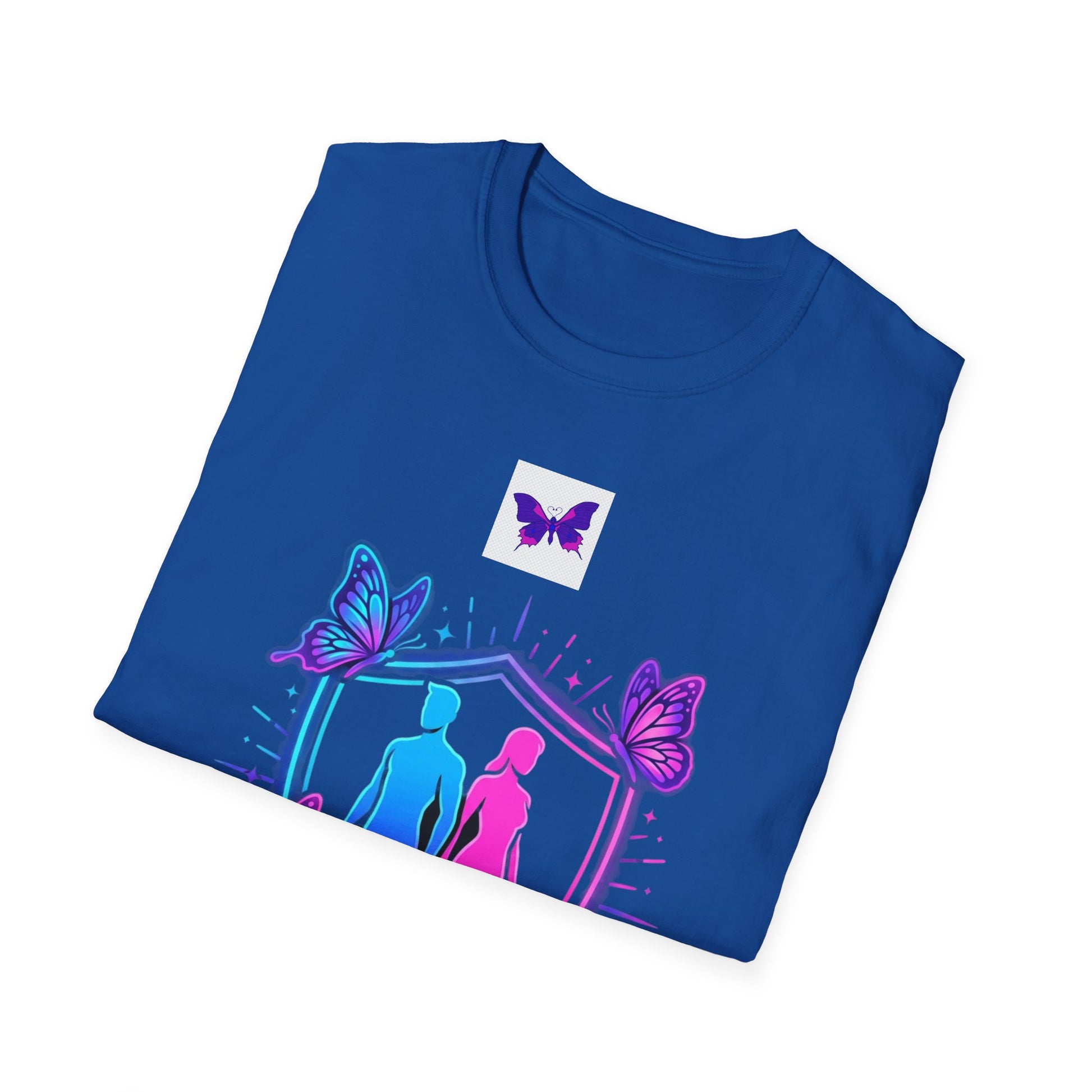 Authority Professional Legacy T-Shirt with Sensational Purple Butterfly design – motivational professional affirmation tee – Butterfly Parenting Boutique