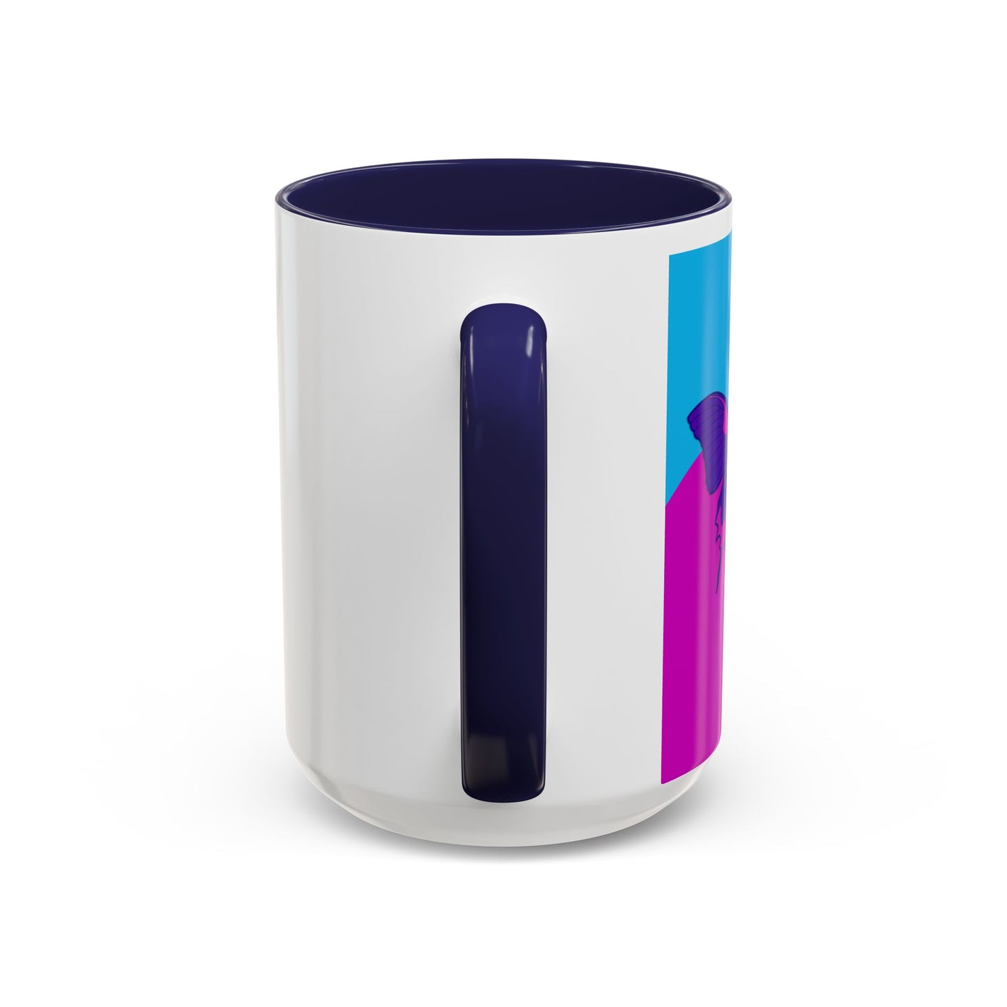 Sensational Purple Butterfly Accent Mug (11/15oz)