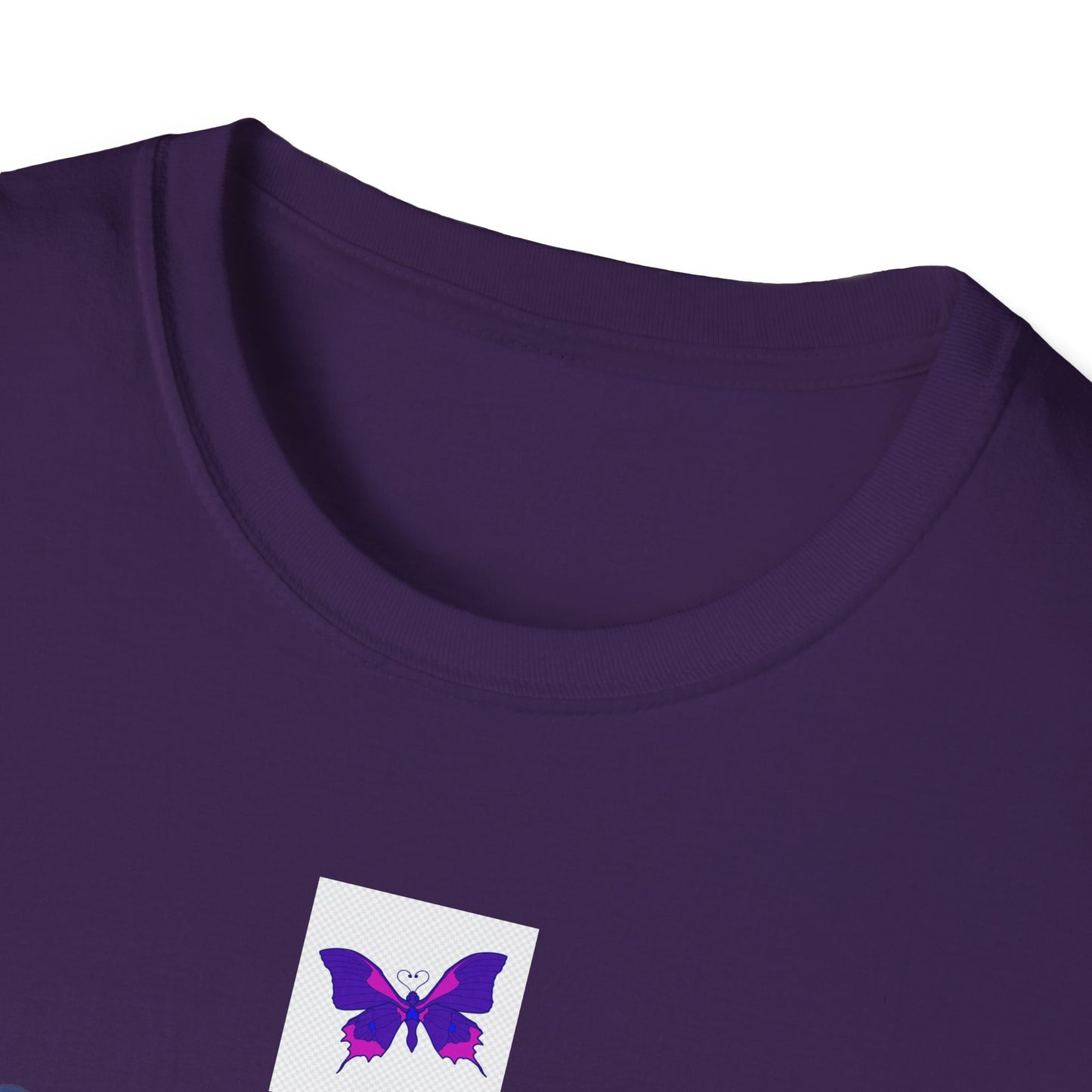 Authority Professional Legacy T-Shirt with Sensational Purple Butterfly design – motivational professional affirmation tee – Butterfly Parenting Boutique