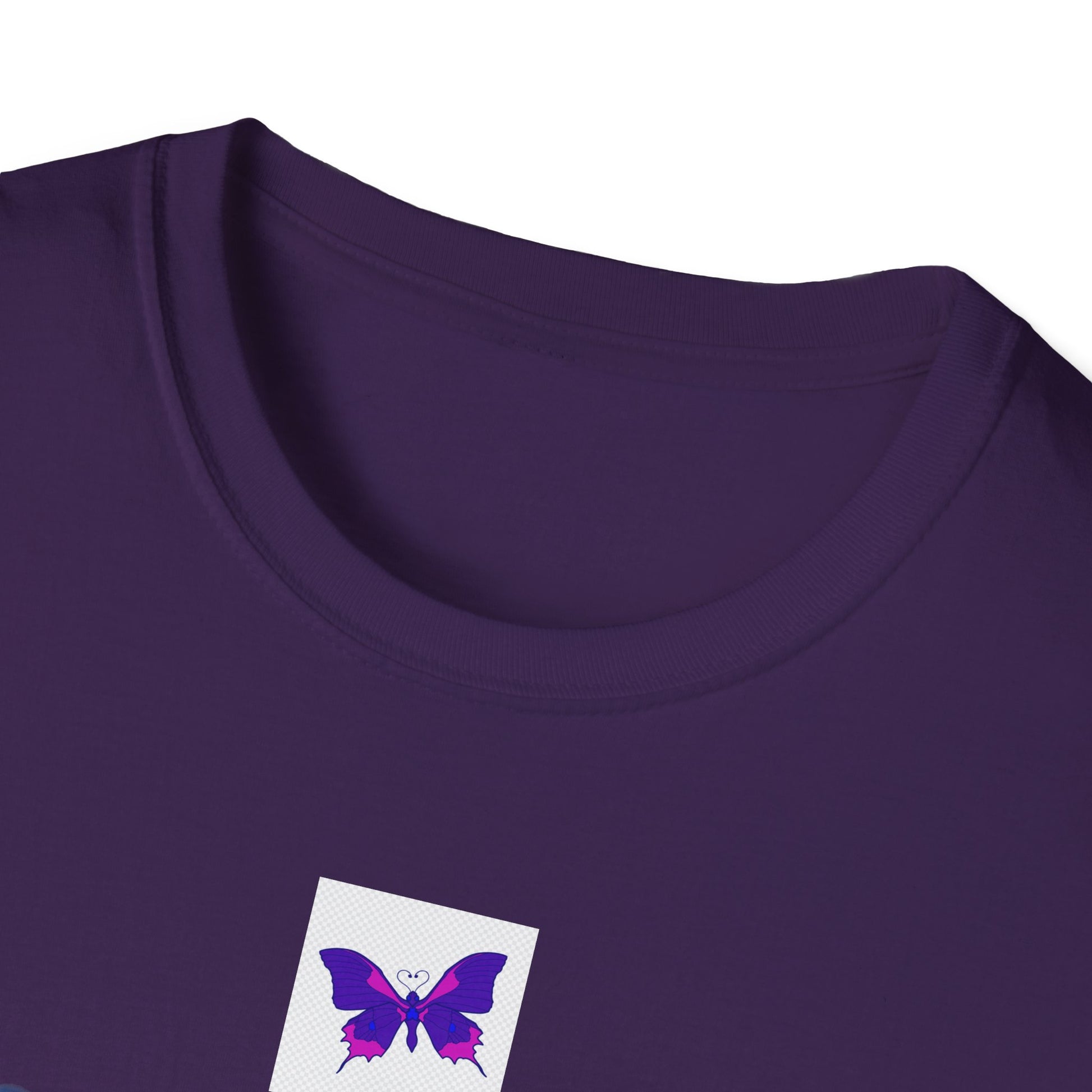 Authority Professional Legacy T-Shirt with Sensational Purple Butterfly design – motivational professional affirmation tee – Butterfly Parenting Boutique