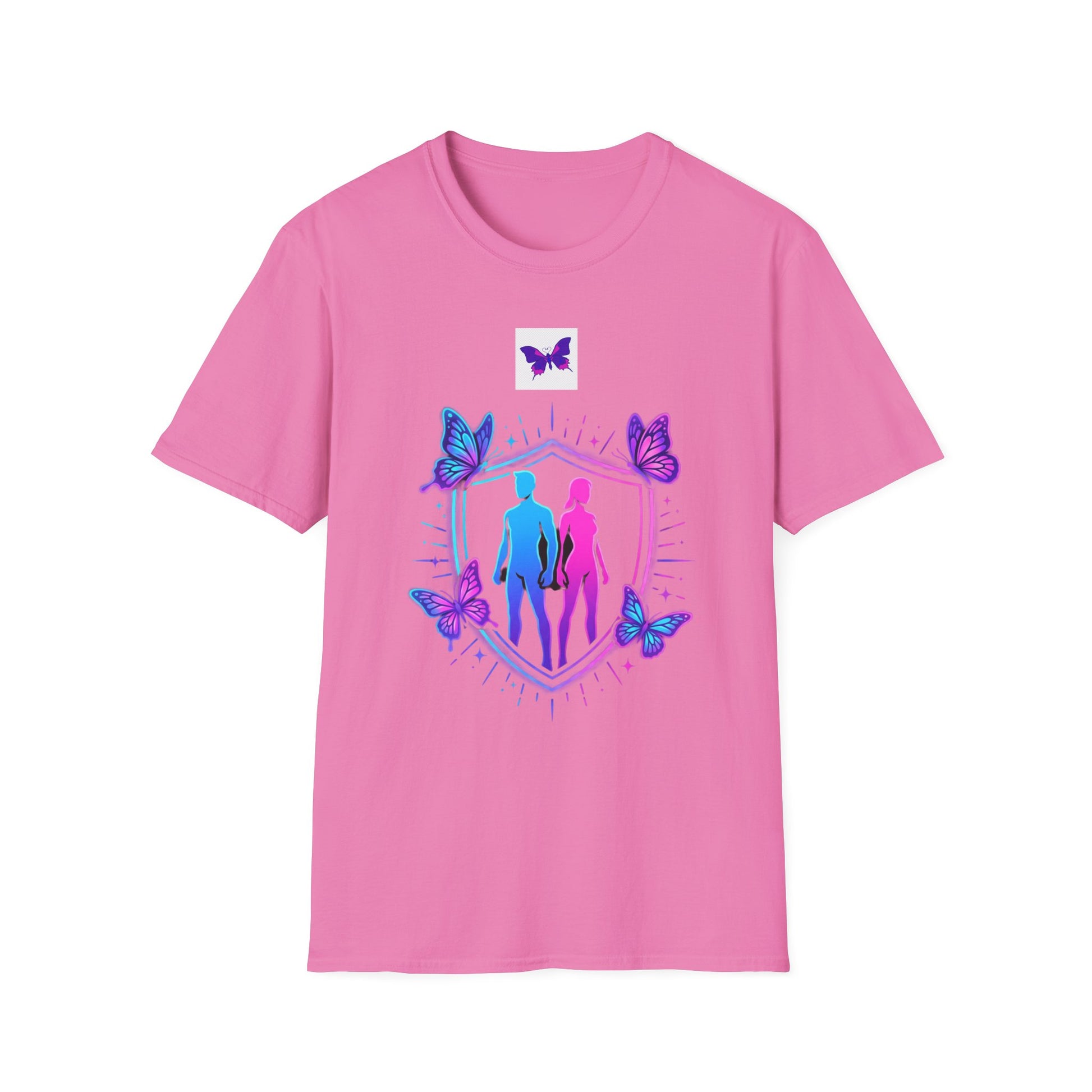 Authority Professional Legacy T-Shirt with Sensational Purple Butterfly design – motivational professional affirmation tee – Butterfly Parenting Boutique