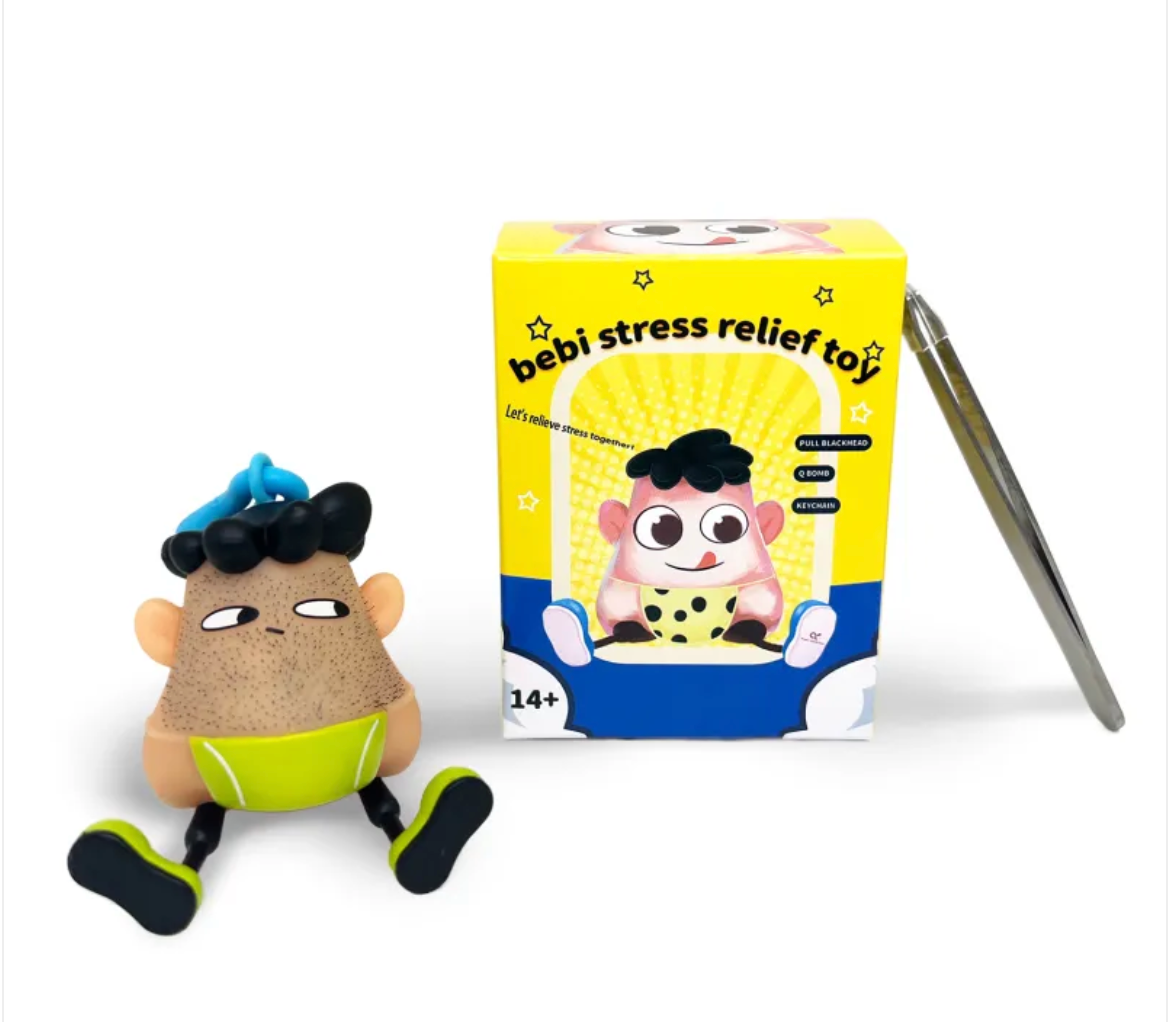 Funny Stress Relief Squeeze Toy Vent Beard Figure – stress relief squeeze toy for parents – Butterfly Parenting Boutique