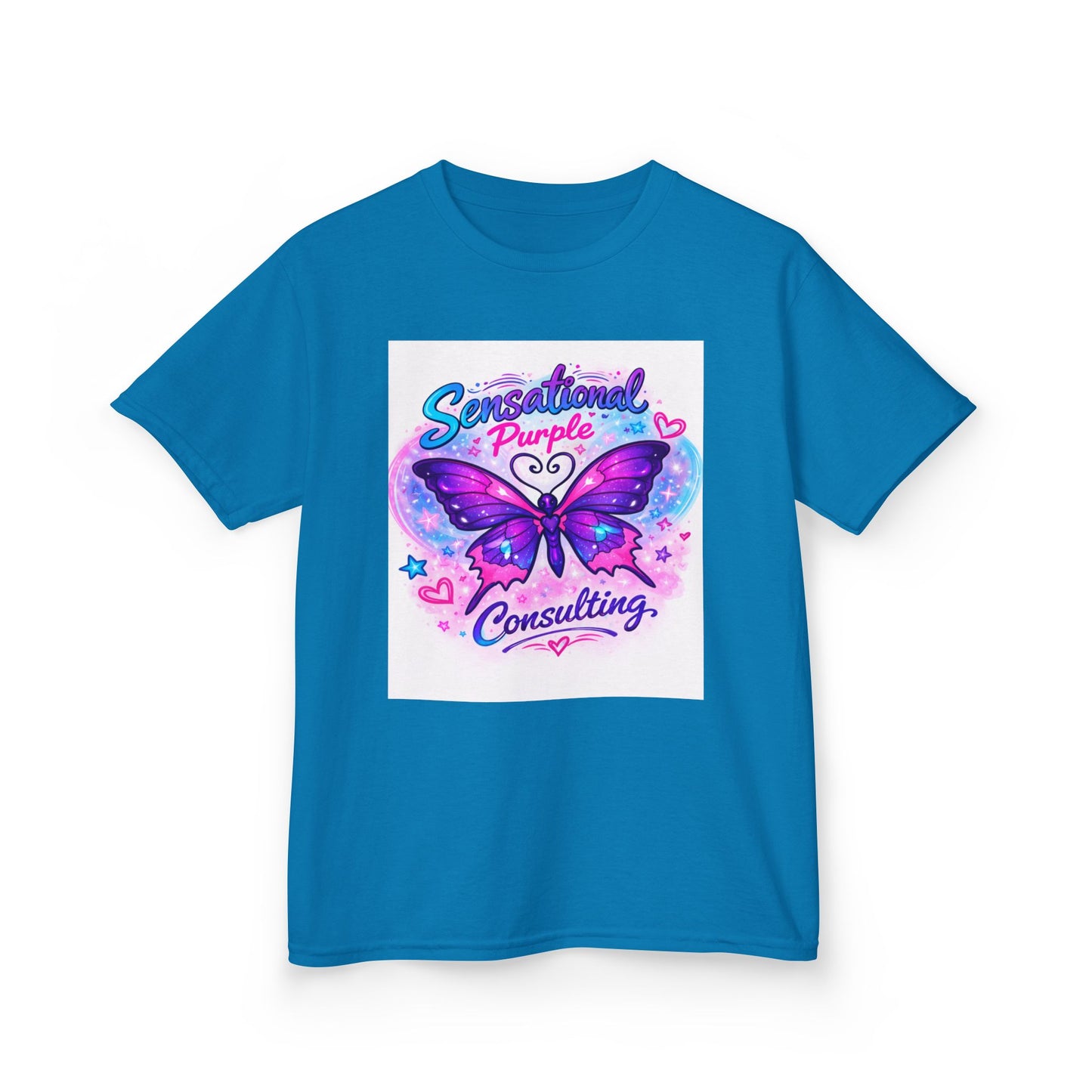 Kids — "Sensational Purple Butterfly Tee" with "Little Wings. Big Future."