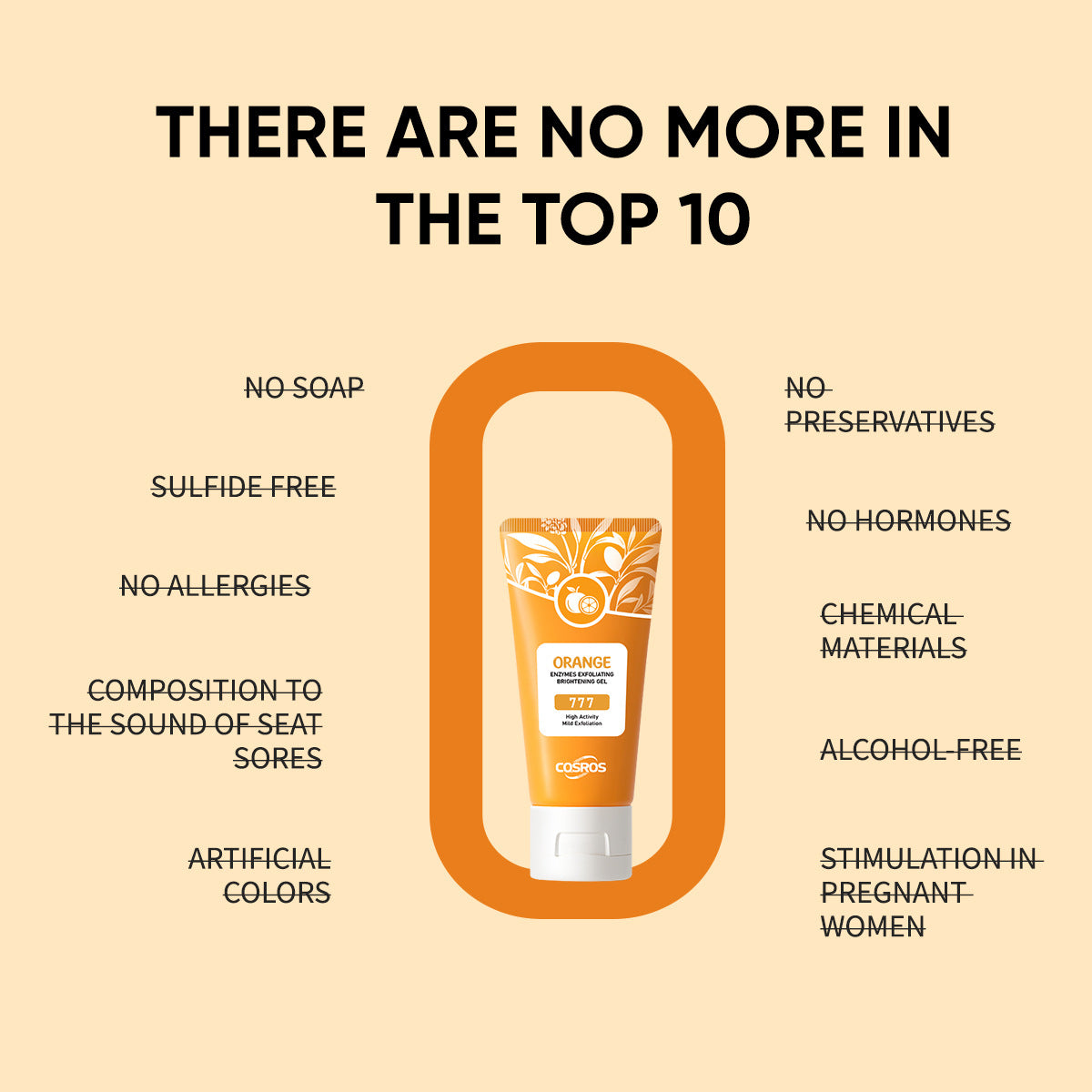 Orange Exfoliating Whitening Gel for Skin Care – brightening and exfoliating skin care gel – Butterfly Parenting Boutique