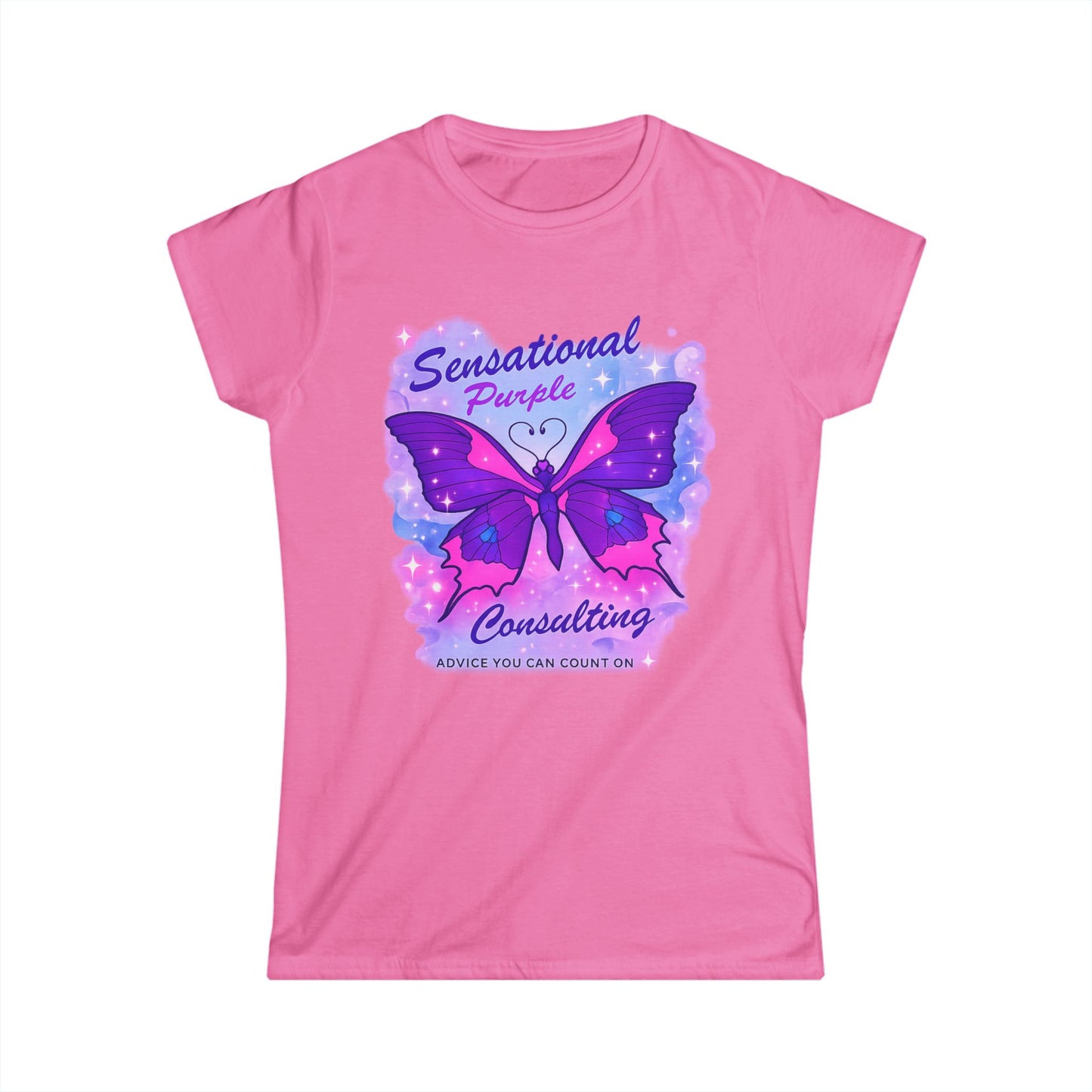 Sensational Purple Butterfly Tee