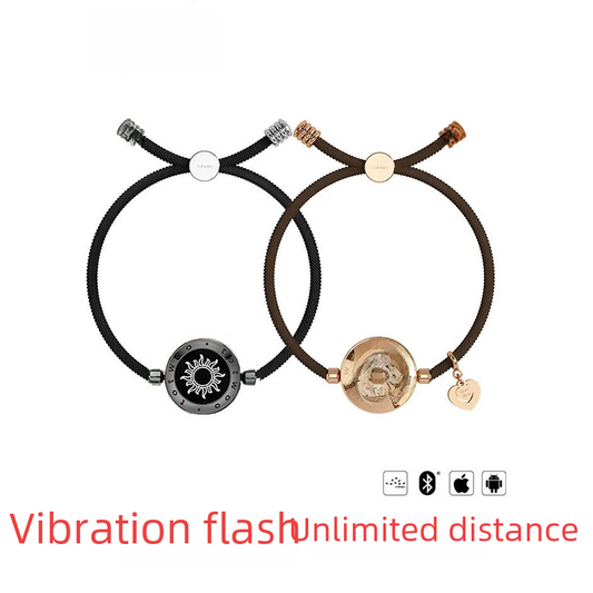 Totwoo Smart Bracelet with Flash and Vibration for Couples – long distance couples bracelet – Butterfly Parenting Boutique