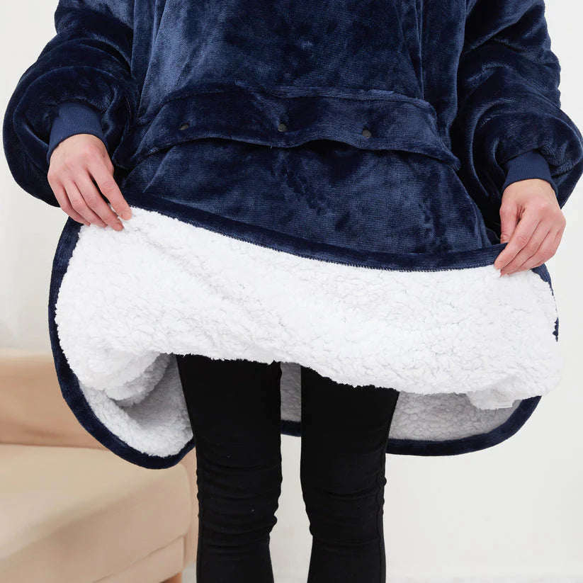 Heated Hoodie Blanket – cozy heated wearable blanket hoodie – Butterfly Parenting Boutique