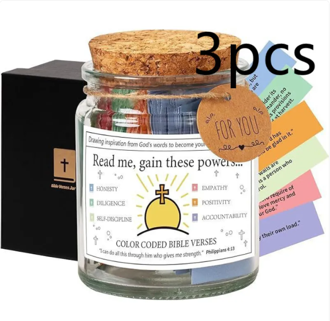 Faith and Joy Verse Jar – inspirational bible verse jar for families – Butterfly Parenting Boutique
