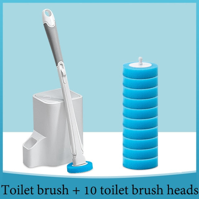 Toilet Disposable Brush – disposable toilet cleaning brush set – Butterfly Parenting Boutique
