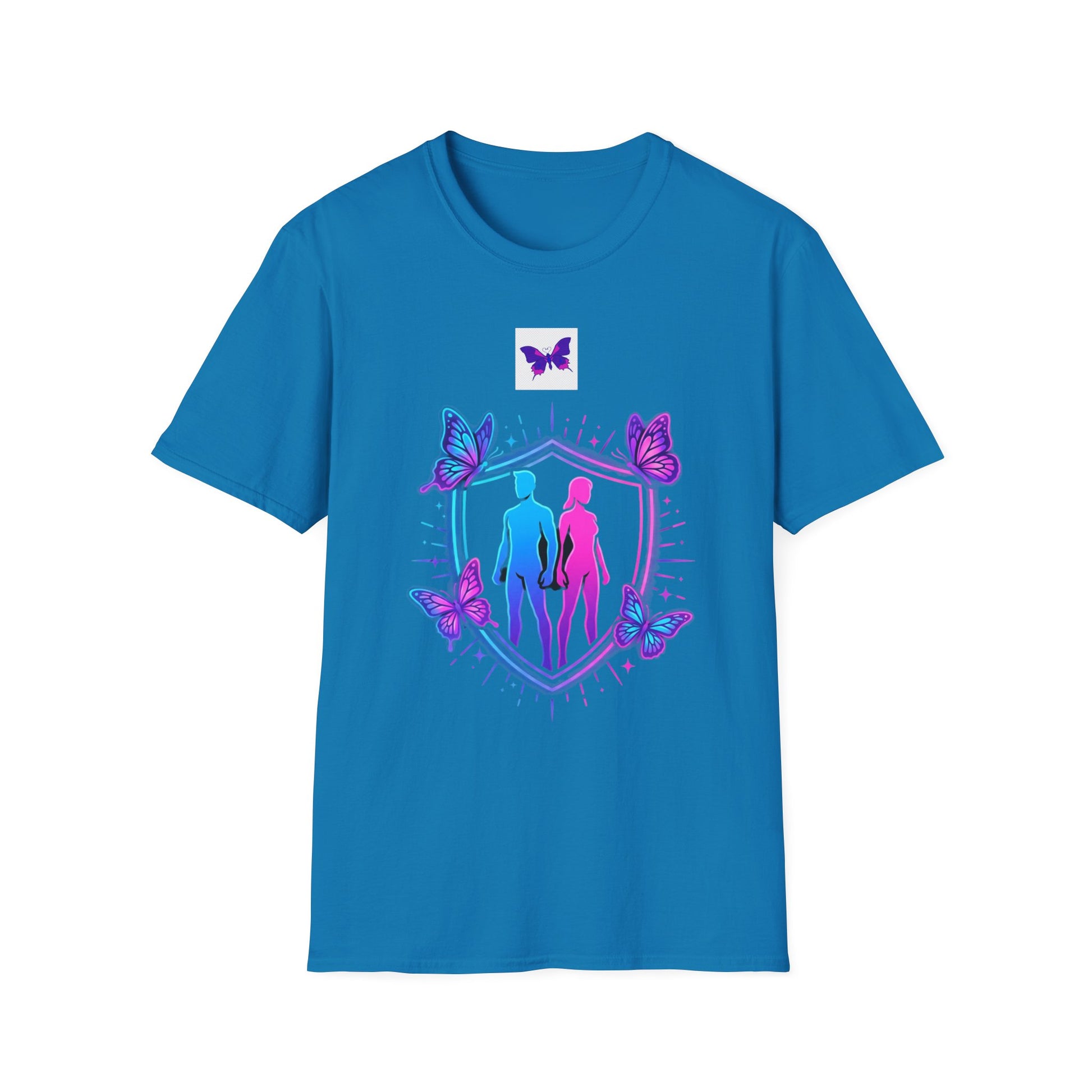 Authority Professional Legacy T-Shirt with Sensational Purple Butterfly design – motivational professional affirmation tee – Butterfly Parenting Boutique