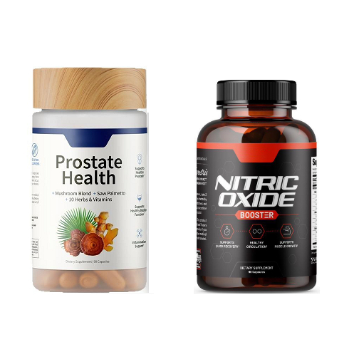 Nitric Oxide and Saw Palmetto Capsule Set – men's vitality and wellness supplement capsules – Butterfly Parenting Boutique