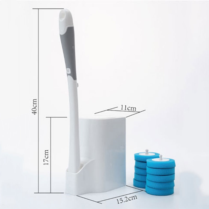 Toilet Disposable Brush – disposable toilet cleaning brush set – Butterfly Parenting Boutique