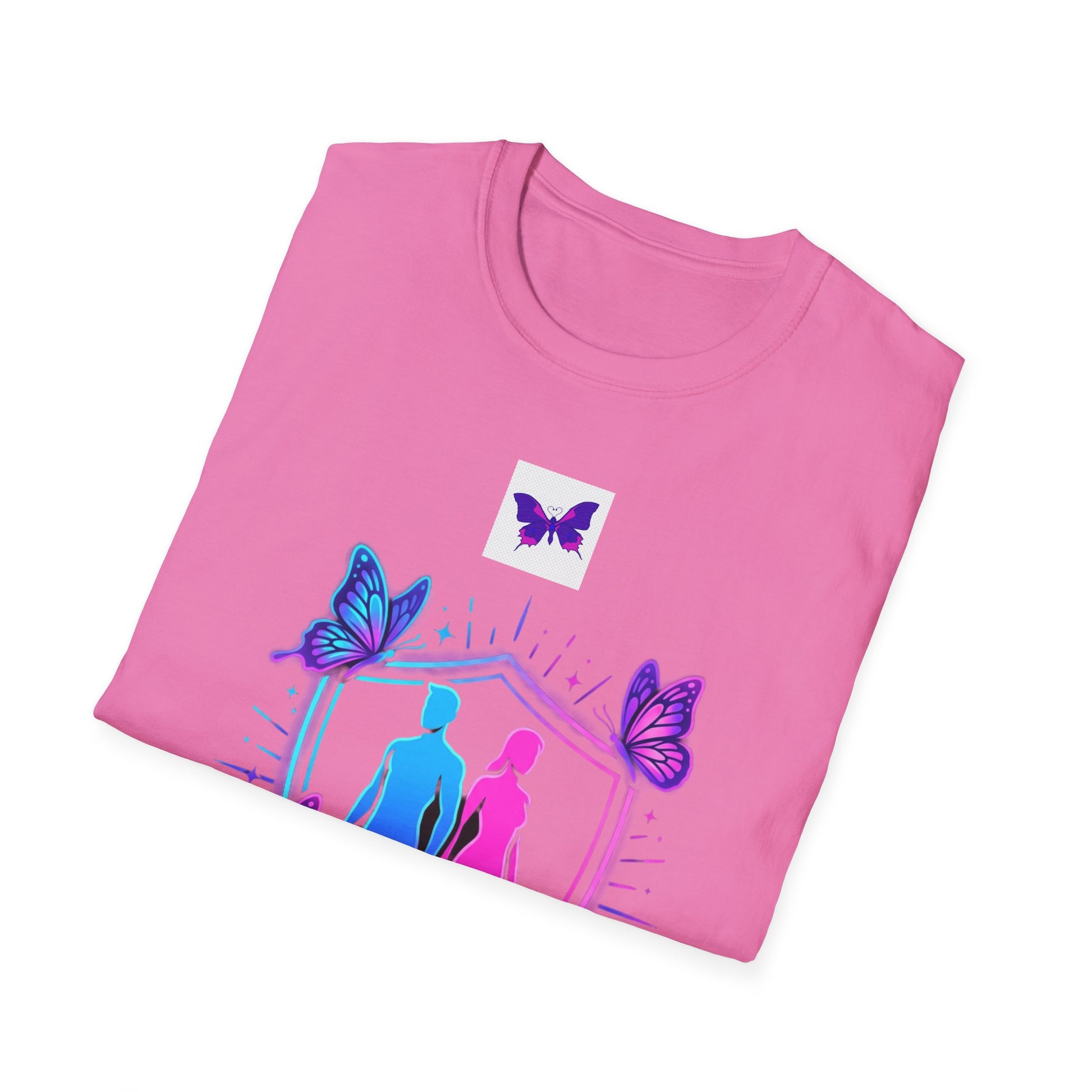 Authority Professional Legacy T-Shirt with Sensational Purple Butterfly design – motivational professional affirmation tee – Butterfly Parenting Boutique