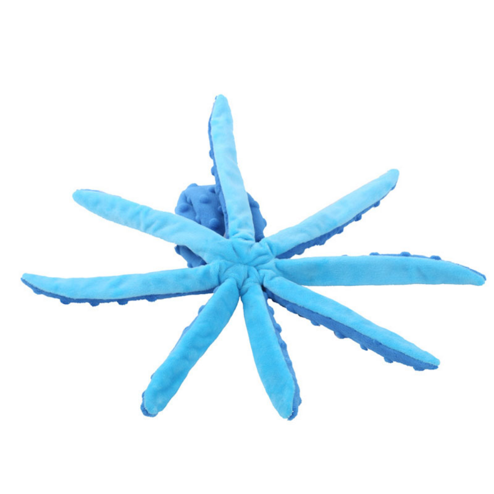 Interactive Bite-resistant Plush Octopus Pet Toy – durable plush octopus chew toy for dogs – Butterfly Parenting Boutique