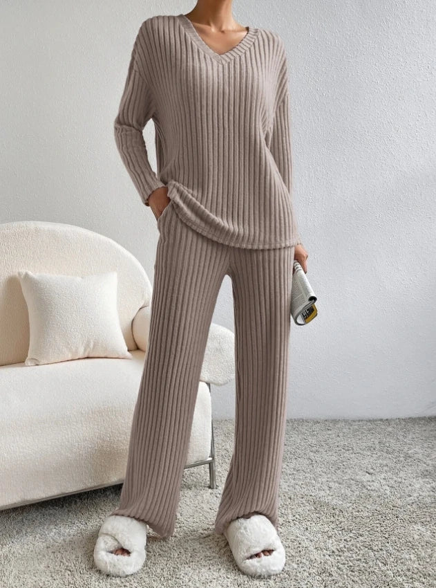 Casual 2-Piece Loungewear Set – comfortable matching loungewear set for women – Butterfly Parenting Boutique
