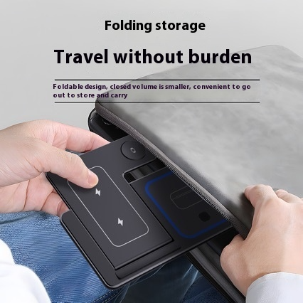 3 in 1 LED Fast Wireless Charger Stand Foldable Charging Station – foldable 3-in-1 wireless charging station for phone watch and earbuds – Butterfly Parenting Boutique

