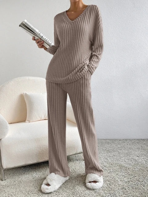 Casual 2-Piece Loungewear Set – comfortable matching loungewear set for women – Butterfly Parenting Boutique