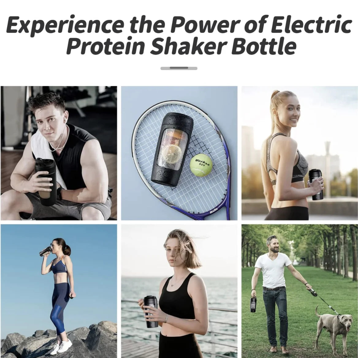 Electric Portable Whey Protein Shaker Bottle – rechargeable electric protein shaker bottle – Butterfly Parenting Boutique