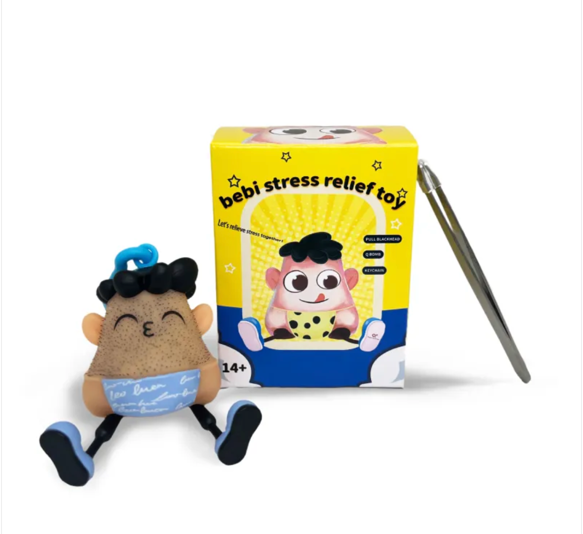 Funny Stress Relief Squeeze Toy Vent Beard Figure – stress relief squeeze toy for parents – Butterfly Parenting Boutique