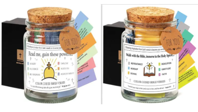 Faith and Joy Verse Jar – inspirational bible verse jar for families – Butterfly Parenting Boutique