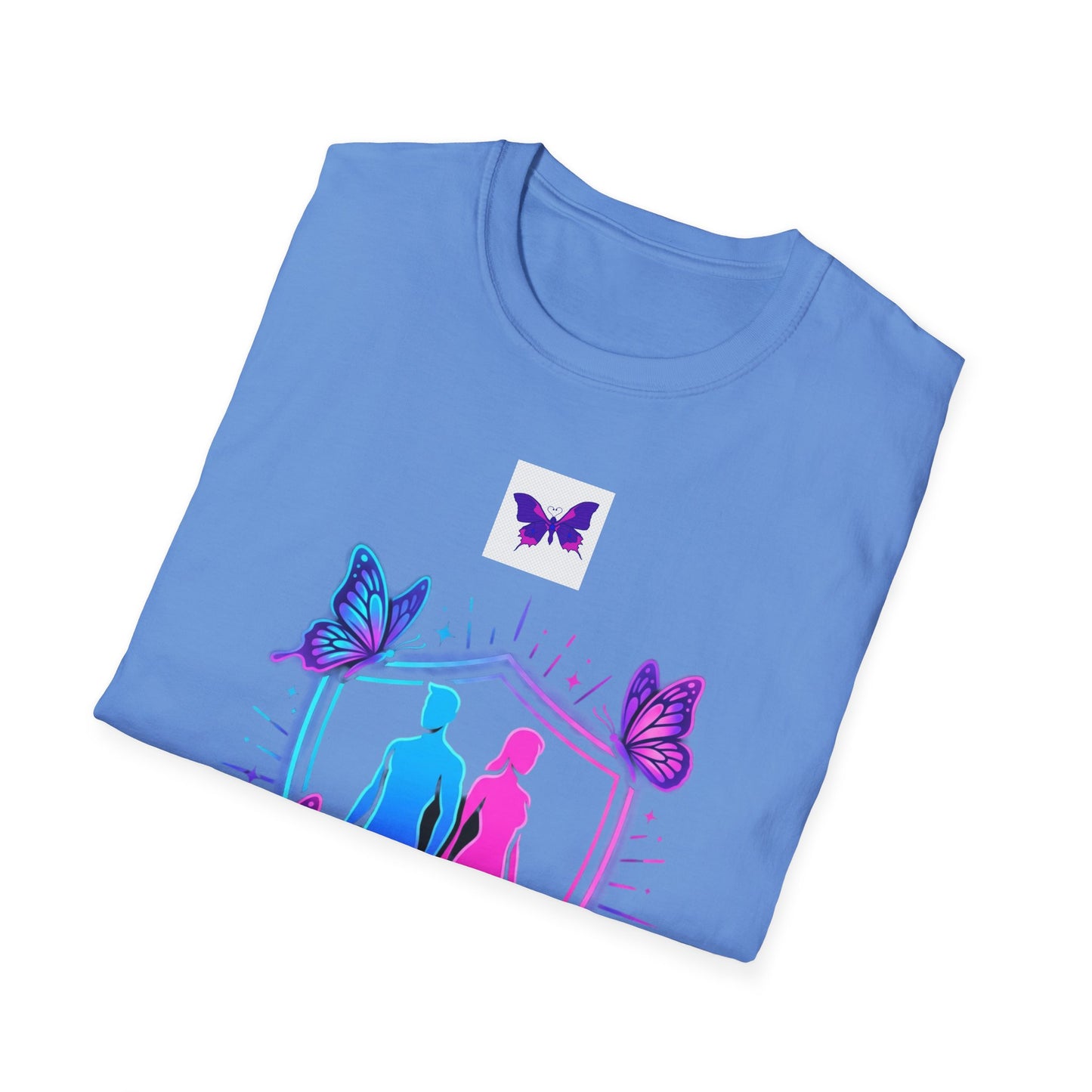 Authority Professional Legacy T-Shirt with Sensational Purple Butterfly design – motivational professional affirmation tee – Butterfly Parenting Boutique