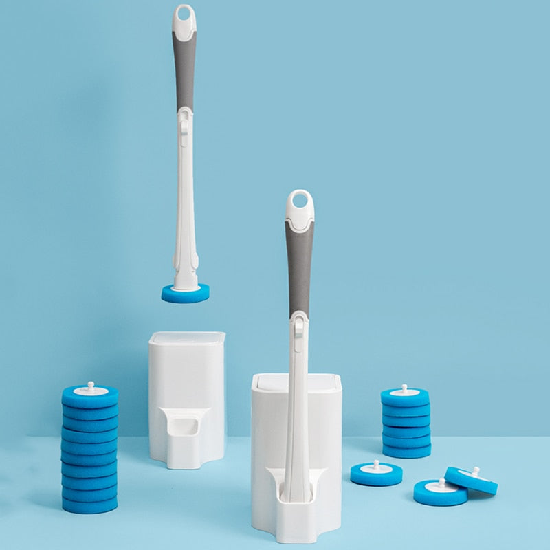 Toilet Disposable Brush – disposable toilet cleaning brush set – Butterfly Parenting Boutique