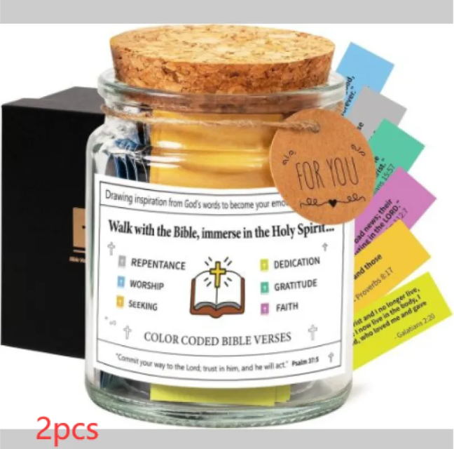 Faith and Joy Verse Jar – inspirational bible verse jar for families – Butterfly Parenting Boutique