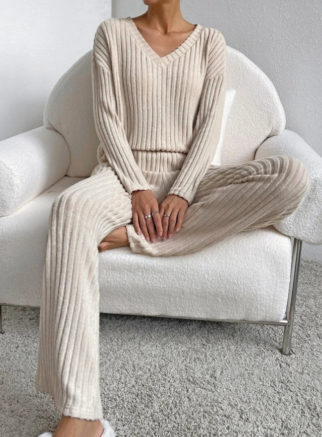 Casual 2-Piece Loungewear Set – comfortable matching loungewear set for women – Butterfly Parenting Boutique