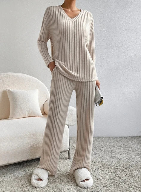 Casual 2-Piece Loungewear Set – comfortable matching loungewear set for women – Butterfly Parenting Boutique