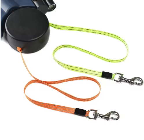 Auto Double Dog Leash – retractable double dog walking leash – Butterfly Parenting Boutique