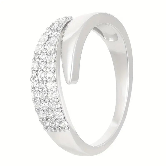 Elegant Adjustable Sparkle Ring – adjustable sparkle ring for women – Butterfly Parenting Boutiqu