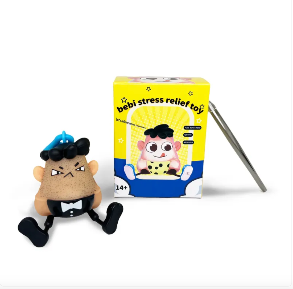 Funny Stress Relief Squeeze Toy Vent Beard Figure – stress relief squeeze toy for parents – Butterfly Parenting Boutique