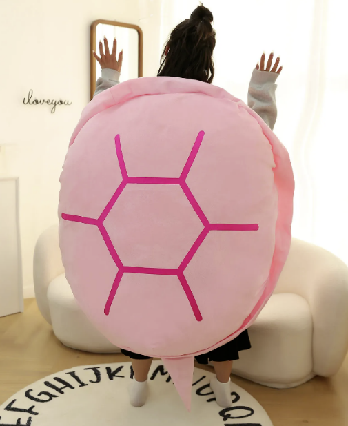Wearable Turtle Shell Pillow – cozy kids novelty pillow – Butterfly Parenting Boutique
