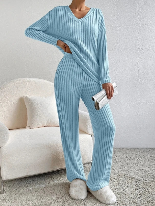 Casual 2-Piece Loungewear Set – comfortable matching loungewear set for women – Butterfly Parenting Boutique