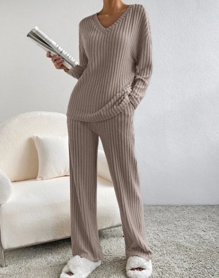 Casual 2-Piece Loungewear Set – comfortable matching loungewear set for women – Butterfly Parenting Boutique