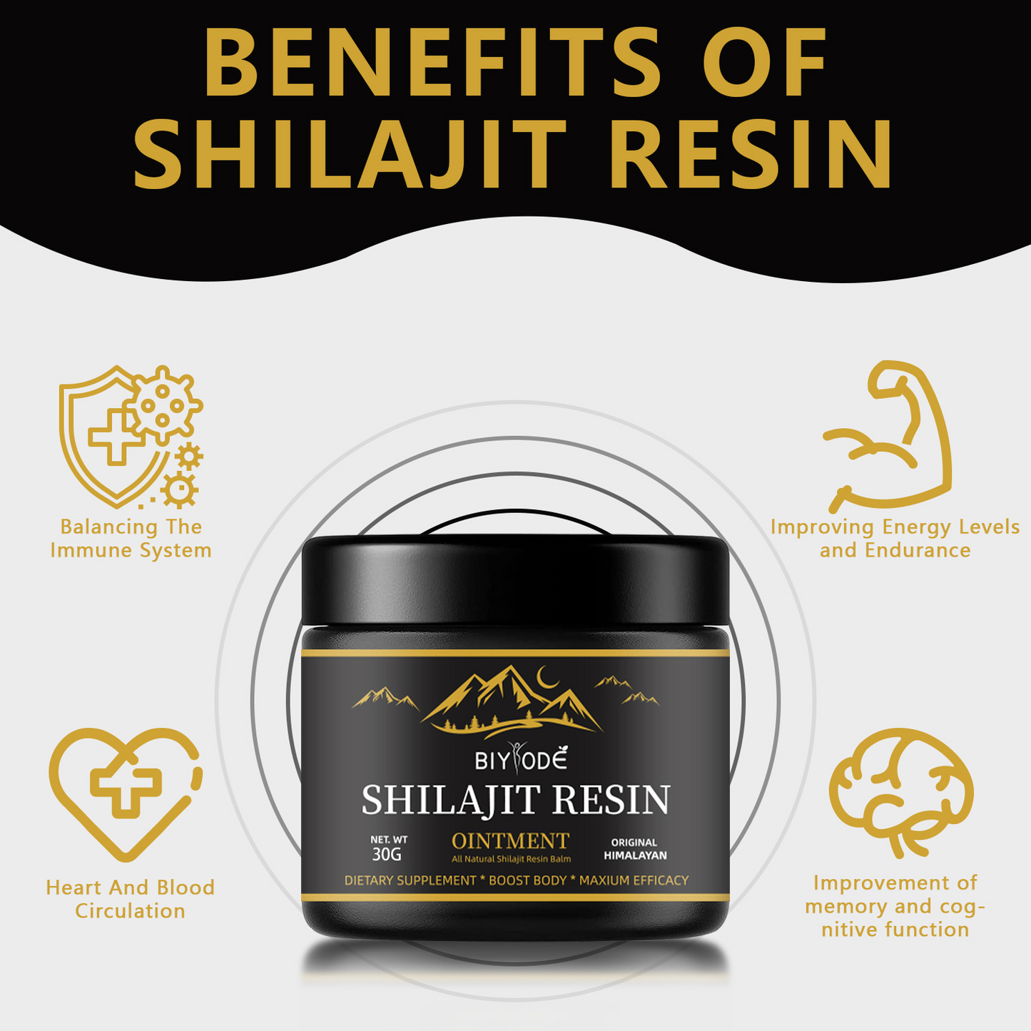 30g Natural Pure Shilajit Resin – natural shilajit resin wellness supplement – Butterfly Parenting Boutique