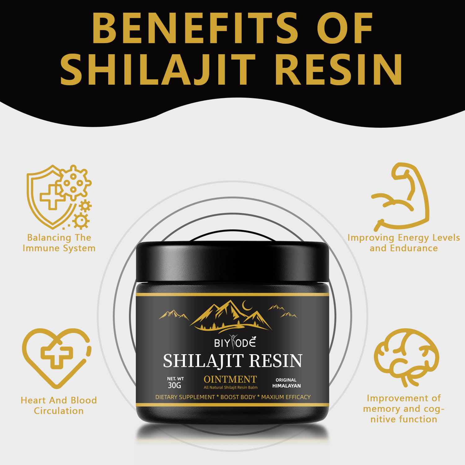 30g Natural Pure Shilajit Resin – natural shilajit resin wellness supplement – Butterfly Parenting Boutique
