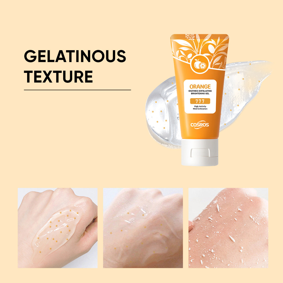 Orange Exfoliating Whitening Gel for Skin Care – brightening and exfoliating skin care gel – Butterfly Parenting Boutique