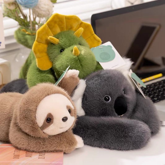 Panda Koala Sloth Dinosaur Bear Plush Stuffed Animal – soft gift toy for kids – Butterfly Parenting Boutique
